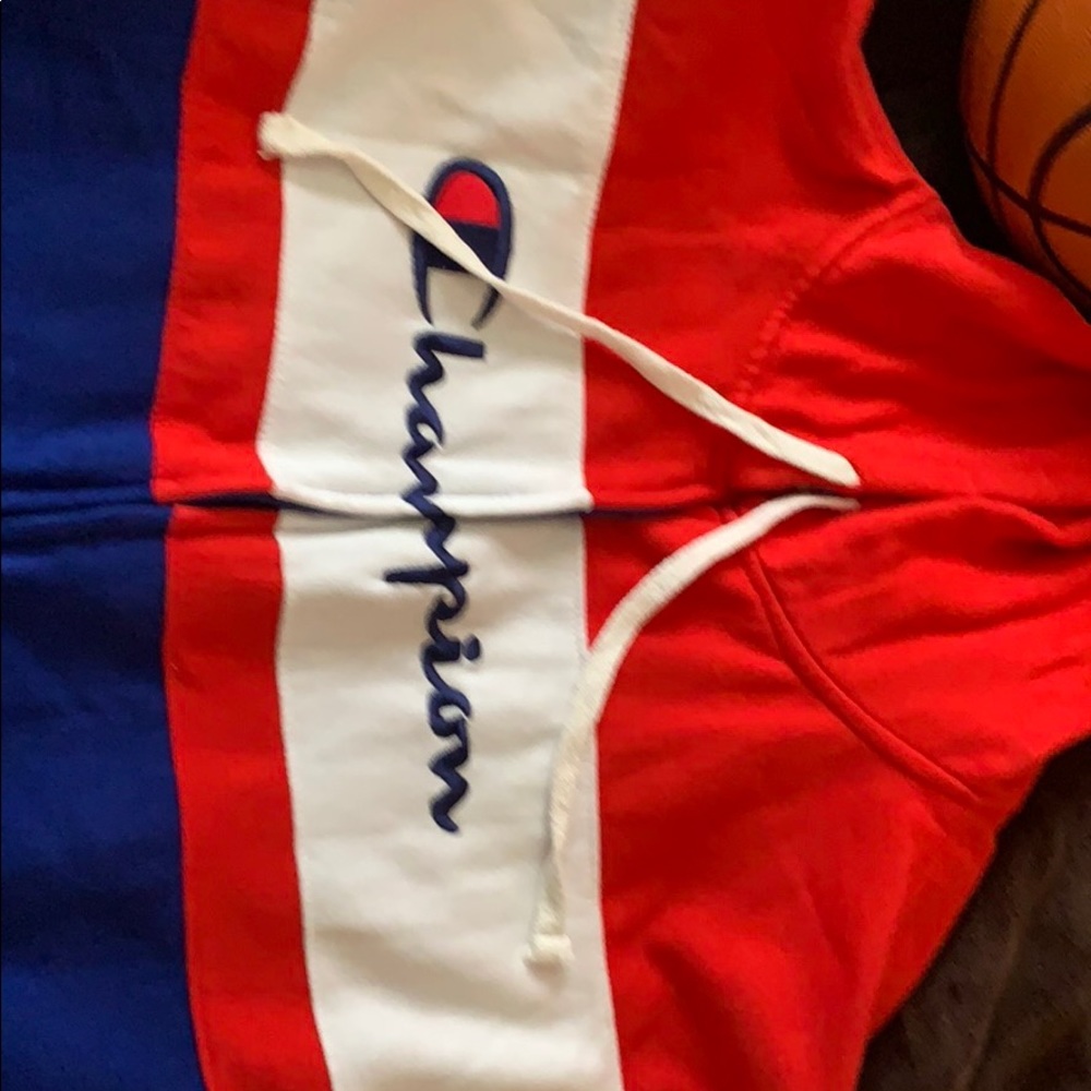 Red,White and Blue Champion Hoddie! Size 3xl